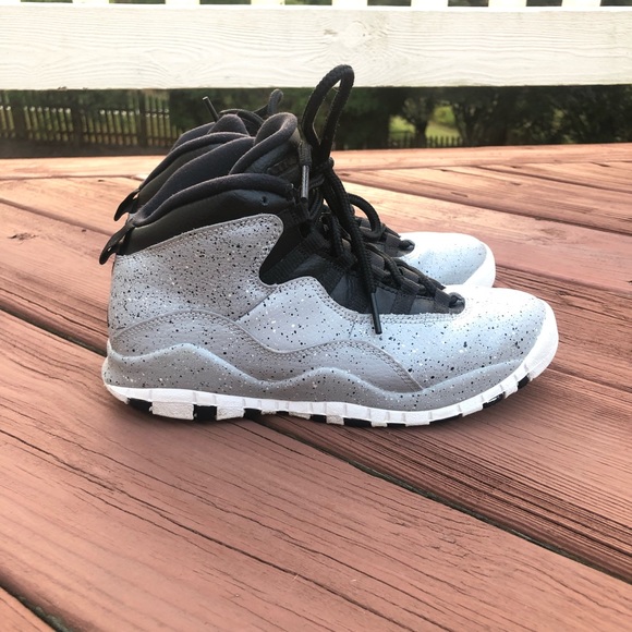 Nike Air Jordan 10 Cement Retro Smoke Grey Size 4 - Picture 3 of 8